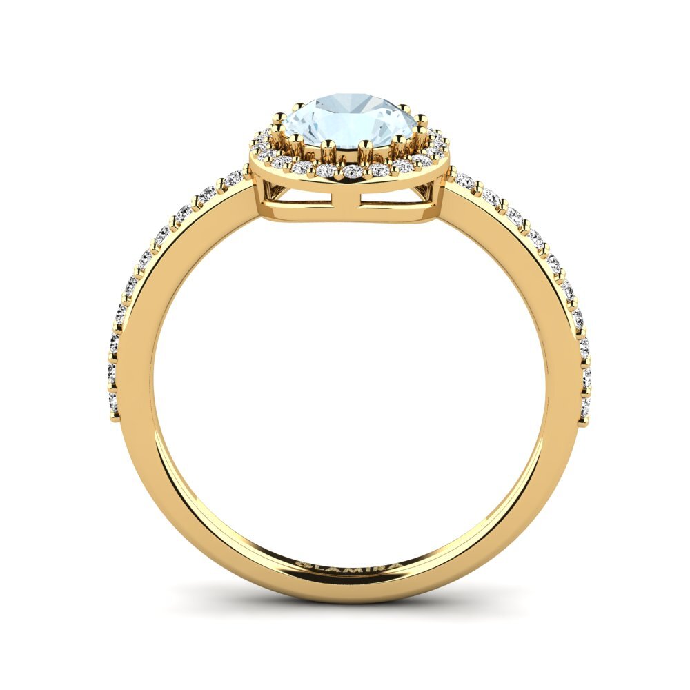 Aquamarine Engagement Ring Bartlow