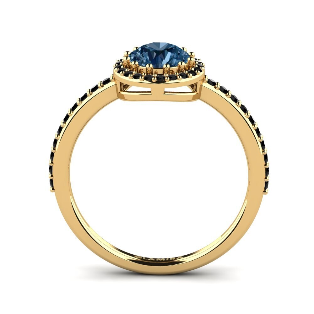 Diamant Bleu Bague de fiançailles Bartlow