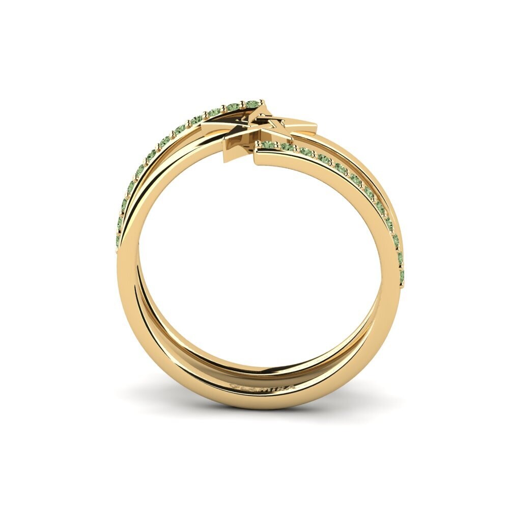 Diamante Verde Anel Batavia