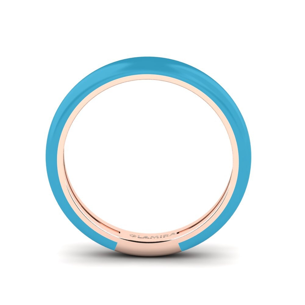Rotgold 375 Ring Bavegels - C