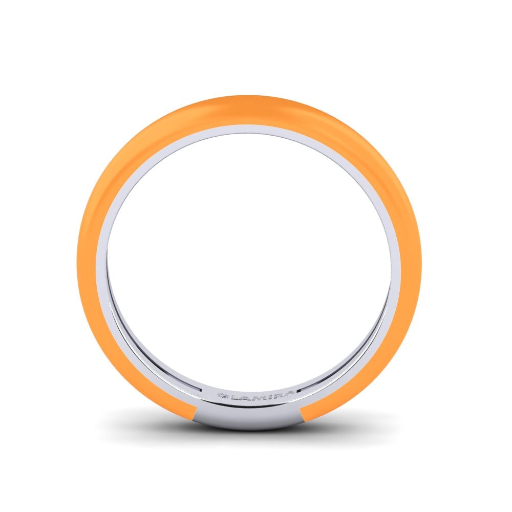 950 Platin Ring Bavegels - C