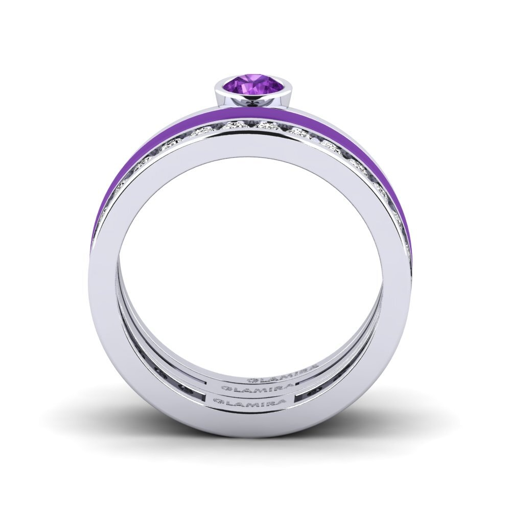 Amethyst Ring Bavegels - E