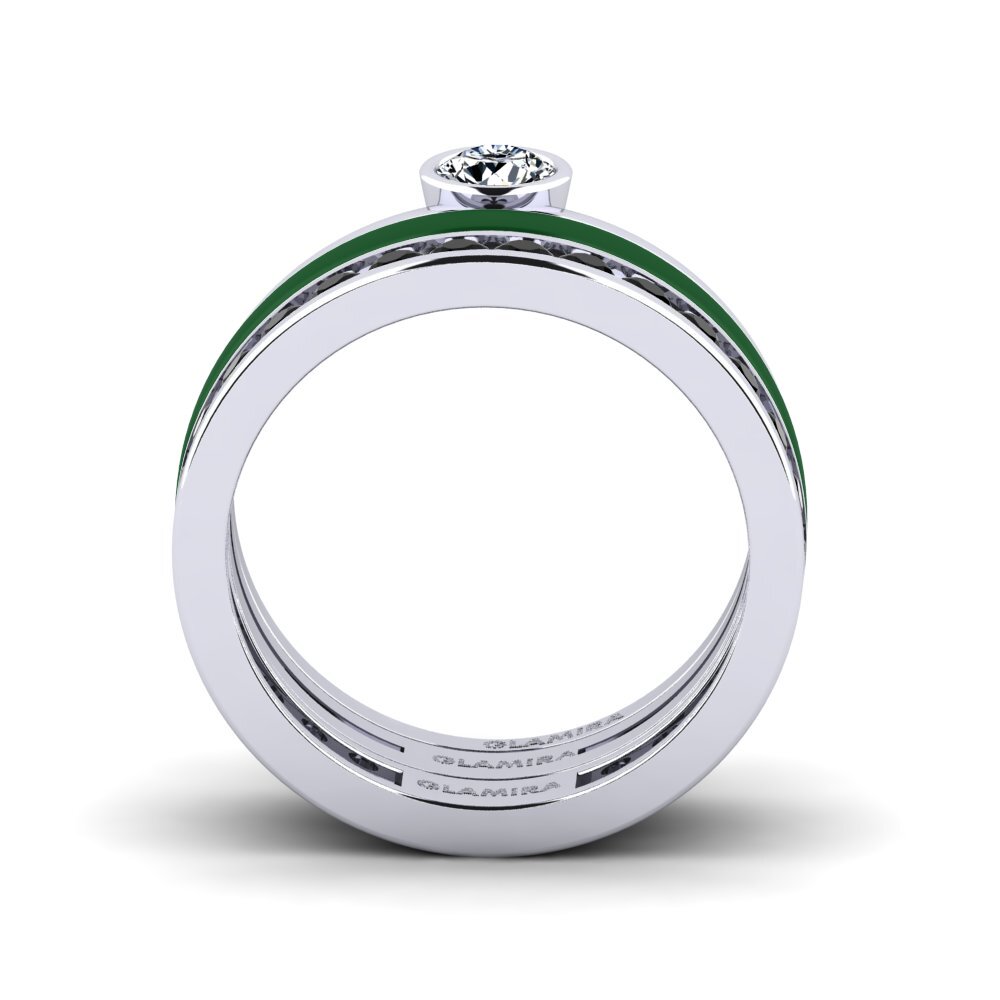 Zirkonia Ring Bavegels - E