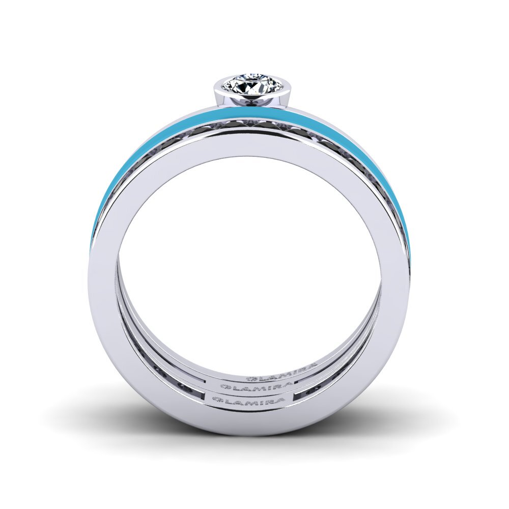 Zirkonia Ring Bavegels - E
