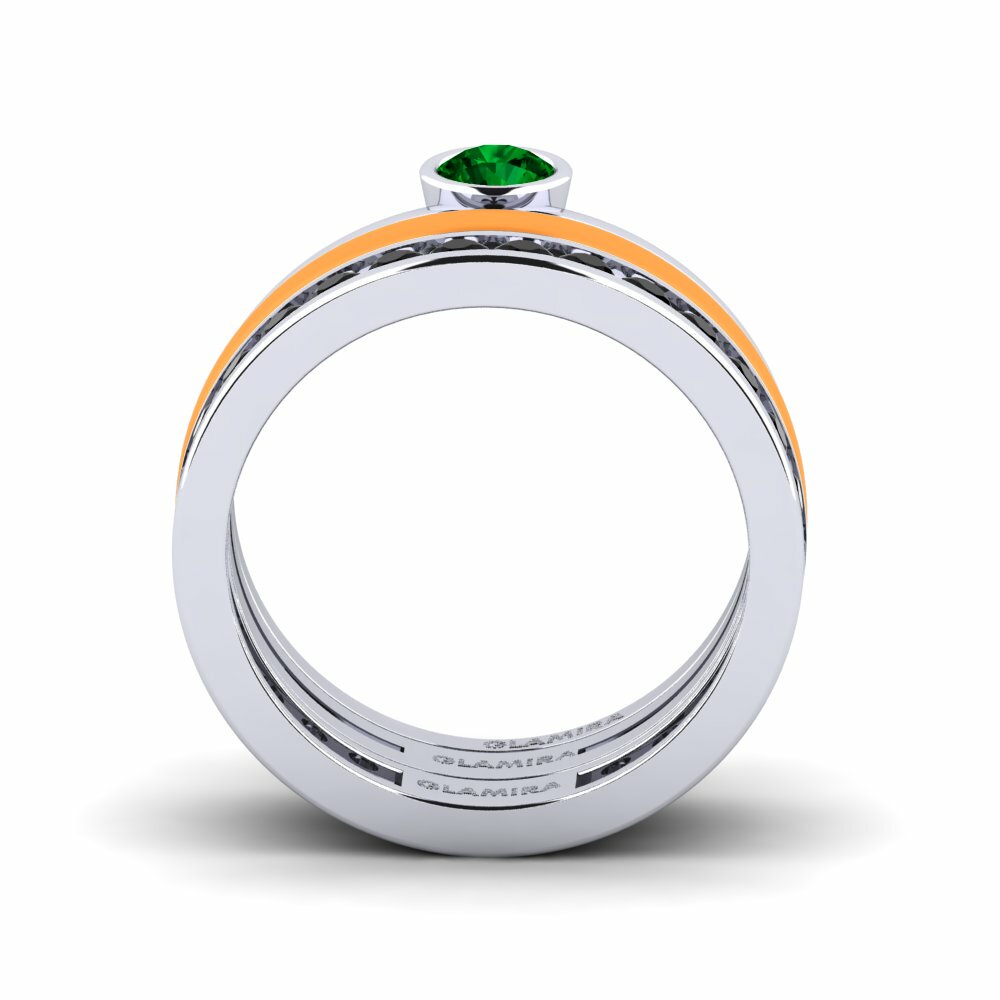 Zircone Vert Bague Bavegels - E