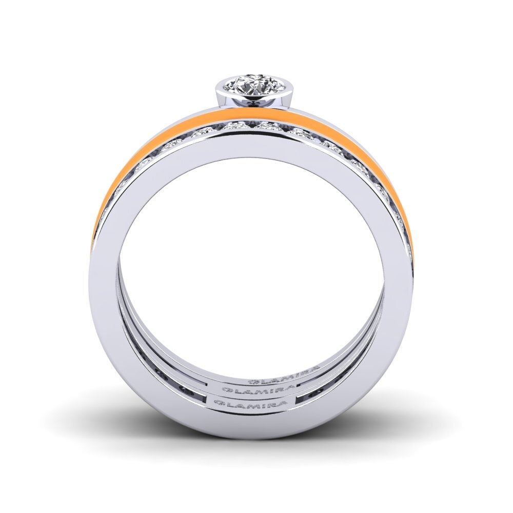 Labor-gezüchteter Diamant Ring Bavegels - E