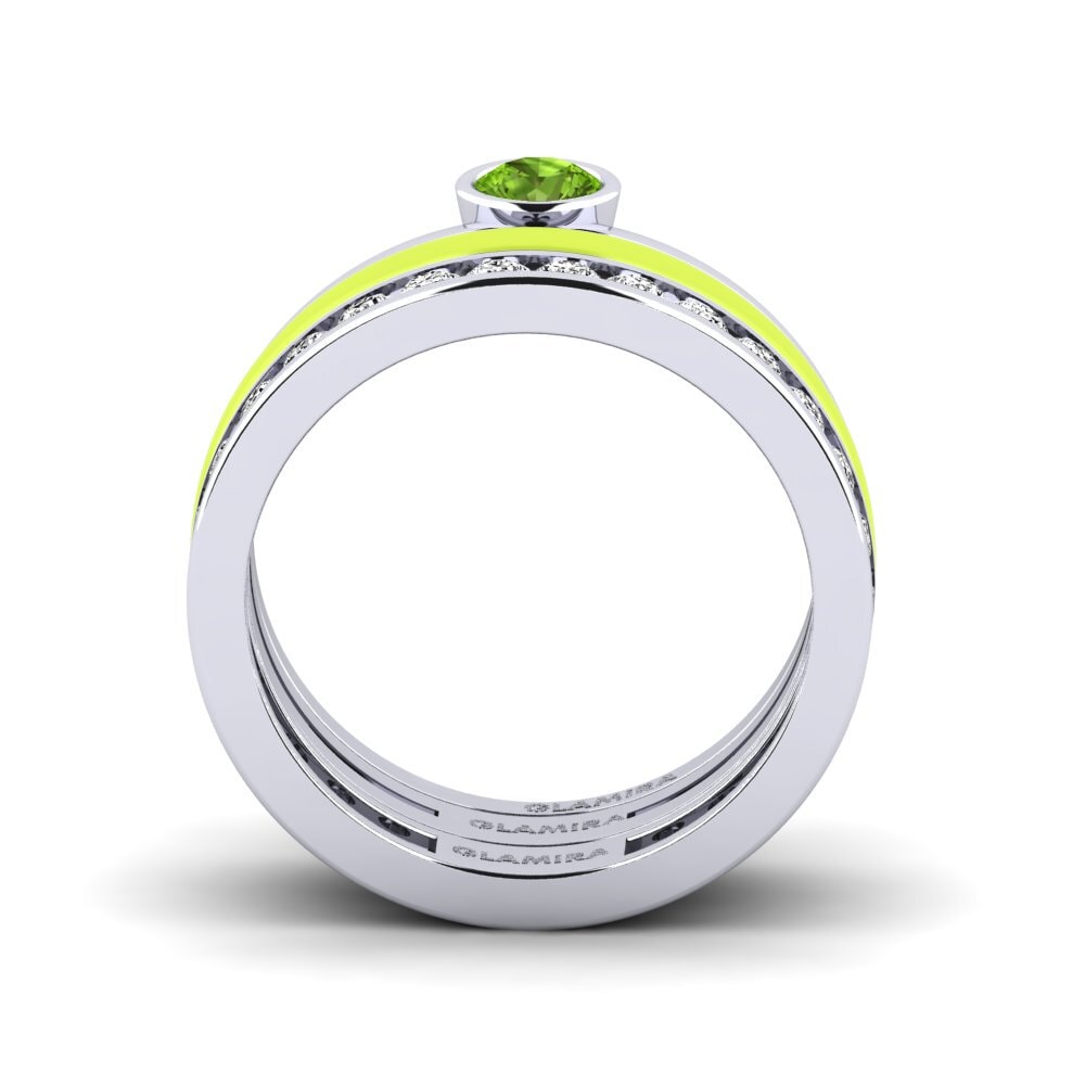 Peridot Ring Bavegels - E