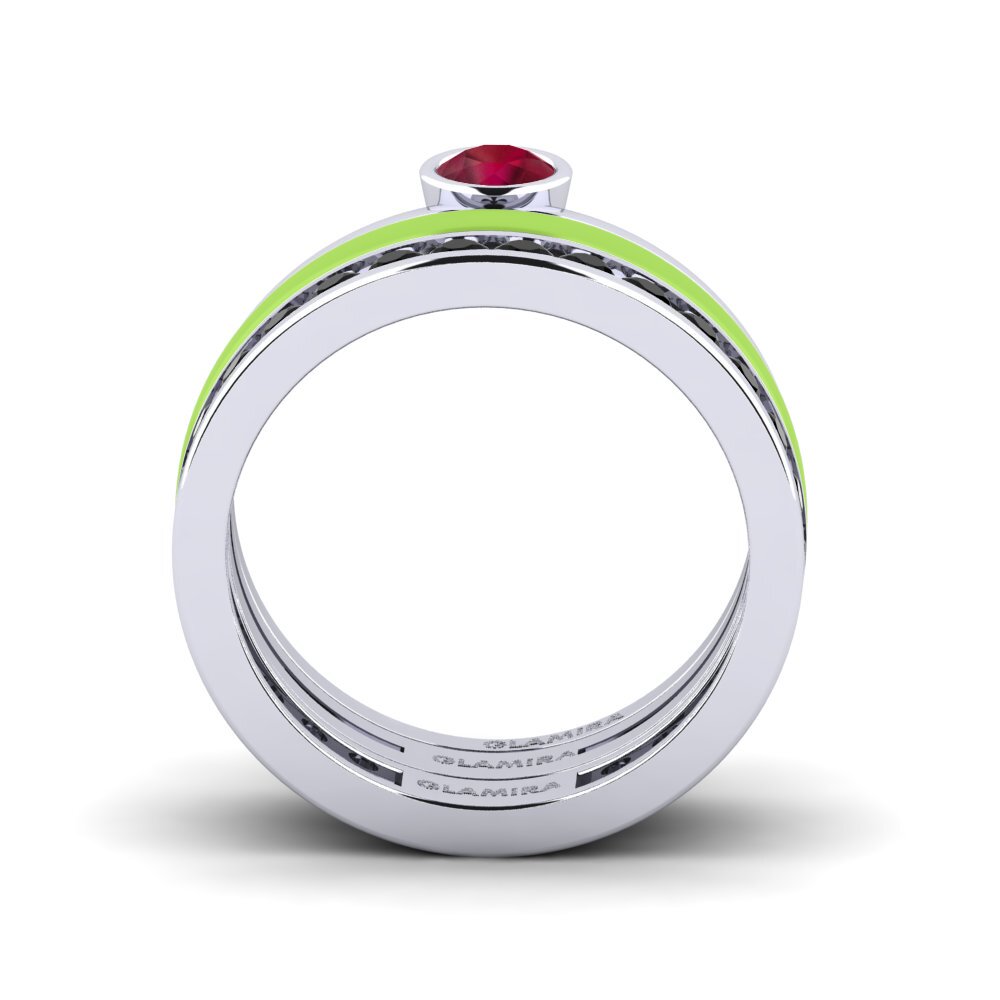 Rubin Ring Bavegels - E