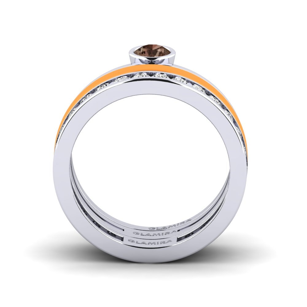 Rauchquarz Ring Bavegels - E