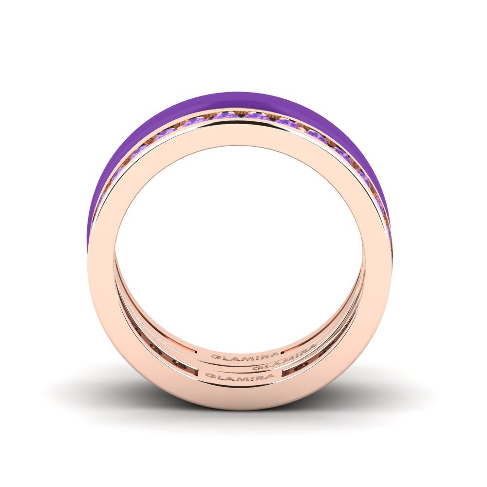 14ct Rose Gold Ring Bavegels - F