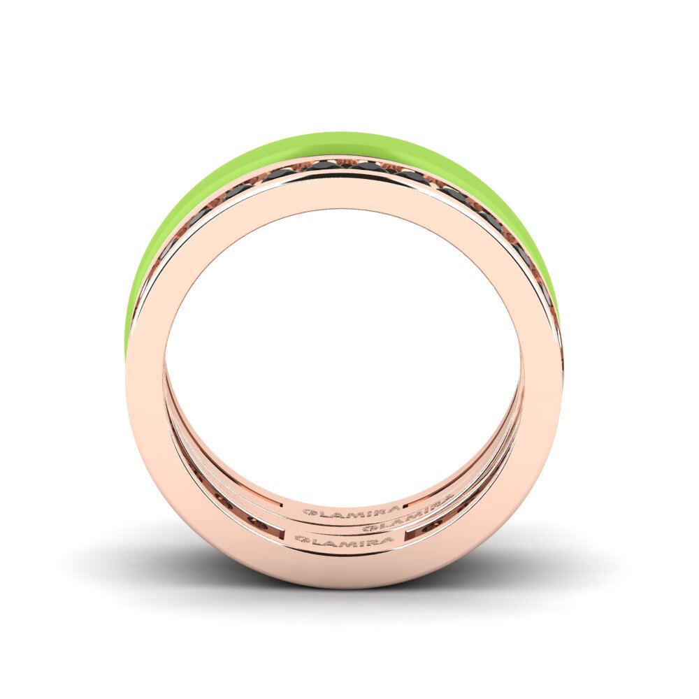 Rotgold 585 Ring Bavegels - F