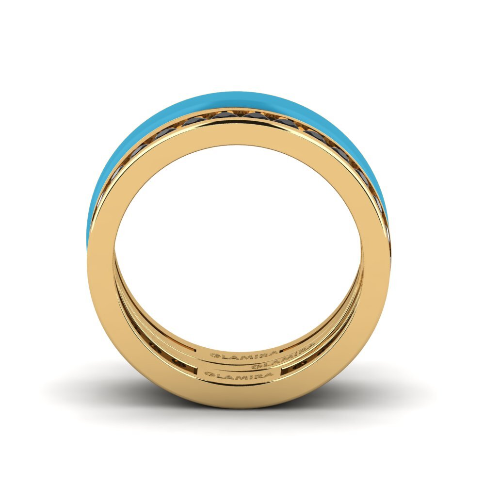 Gelbgold 750 Ring Bavegels - F