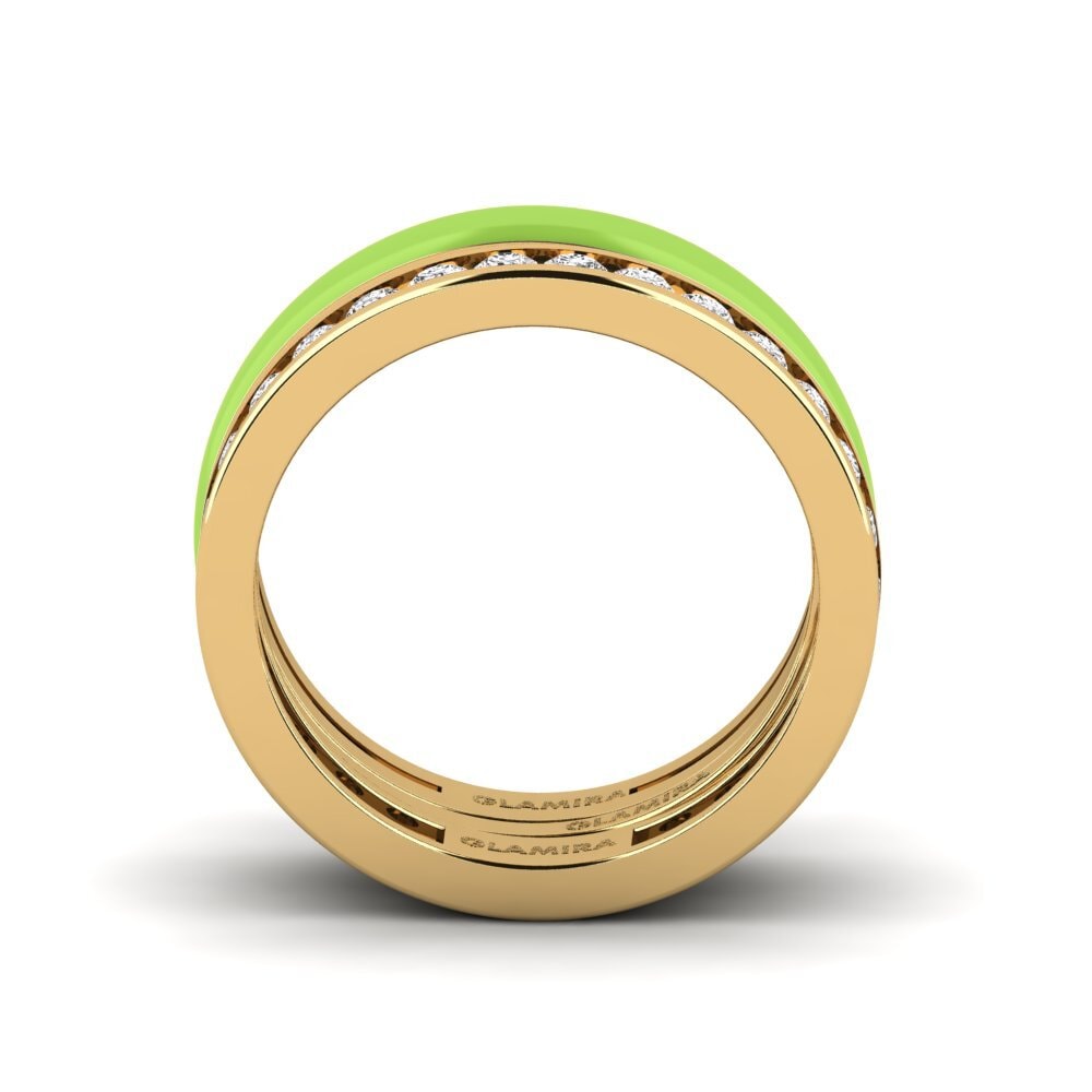 Weißer Saphir Ring Bavegels - F