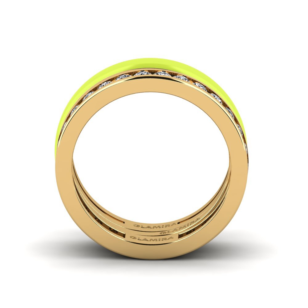 Zirkonia Ring Bavegels - F