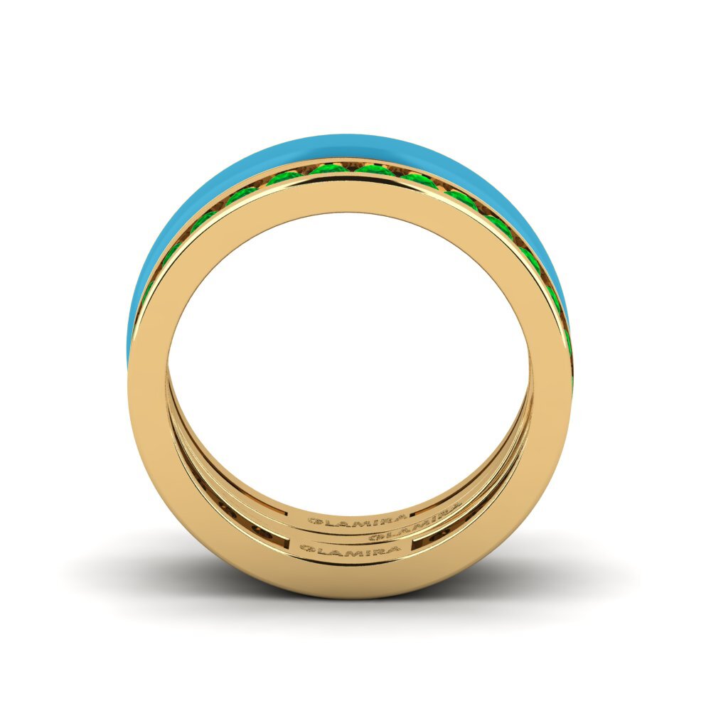 Emerald Ring Bavegels - F