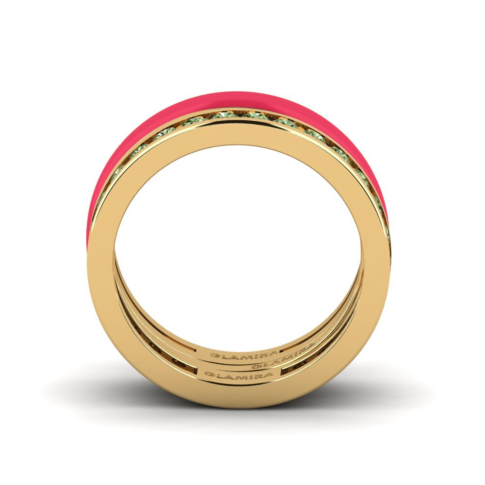 Green Diamond Ring Bavegels - F