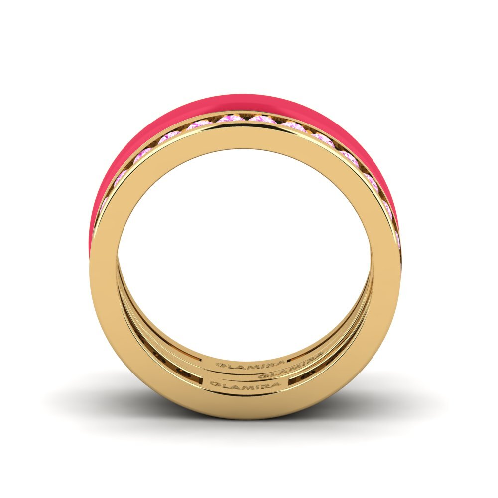 Pink Sapphire Ring Bavegels - F