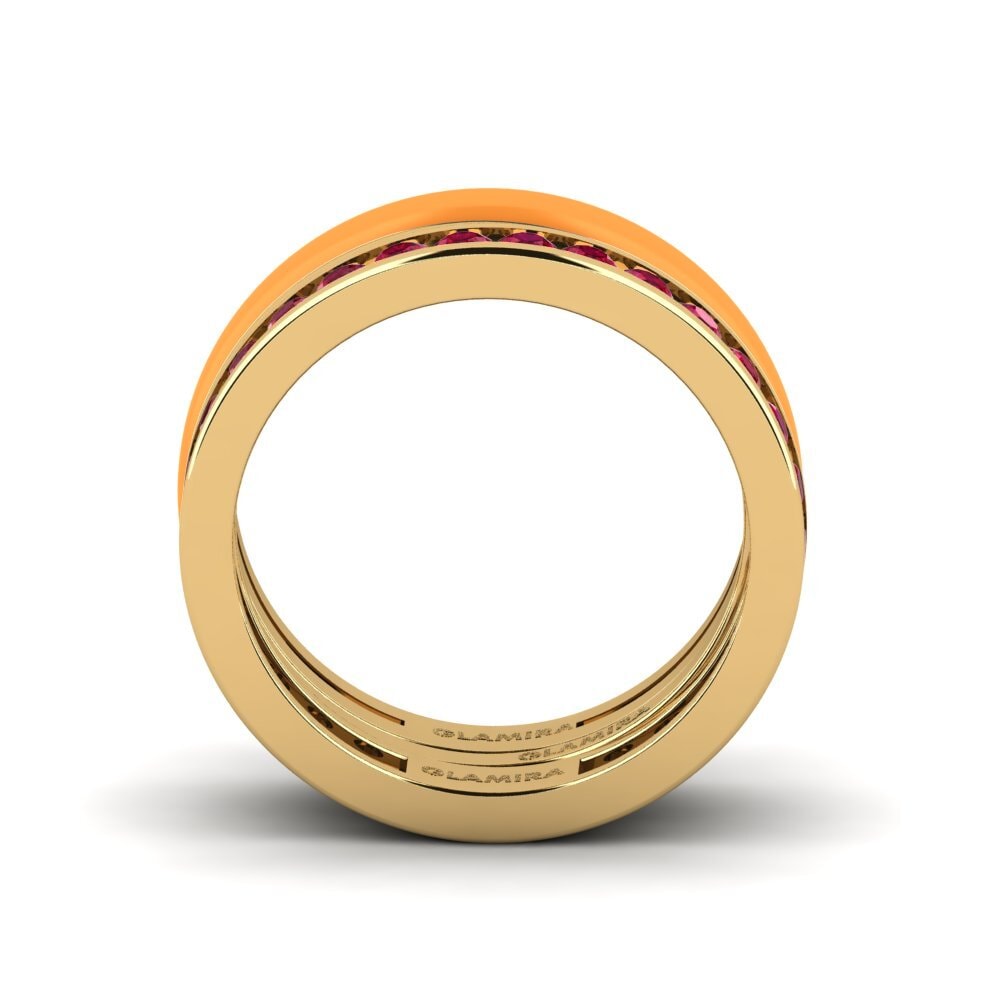 Ruby Ring Bavegels - F