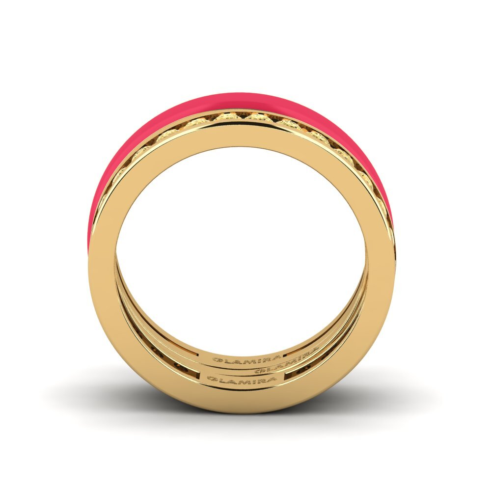 Yellow Diamond Ring Bavegels - F