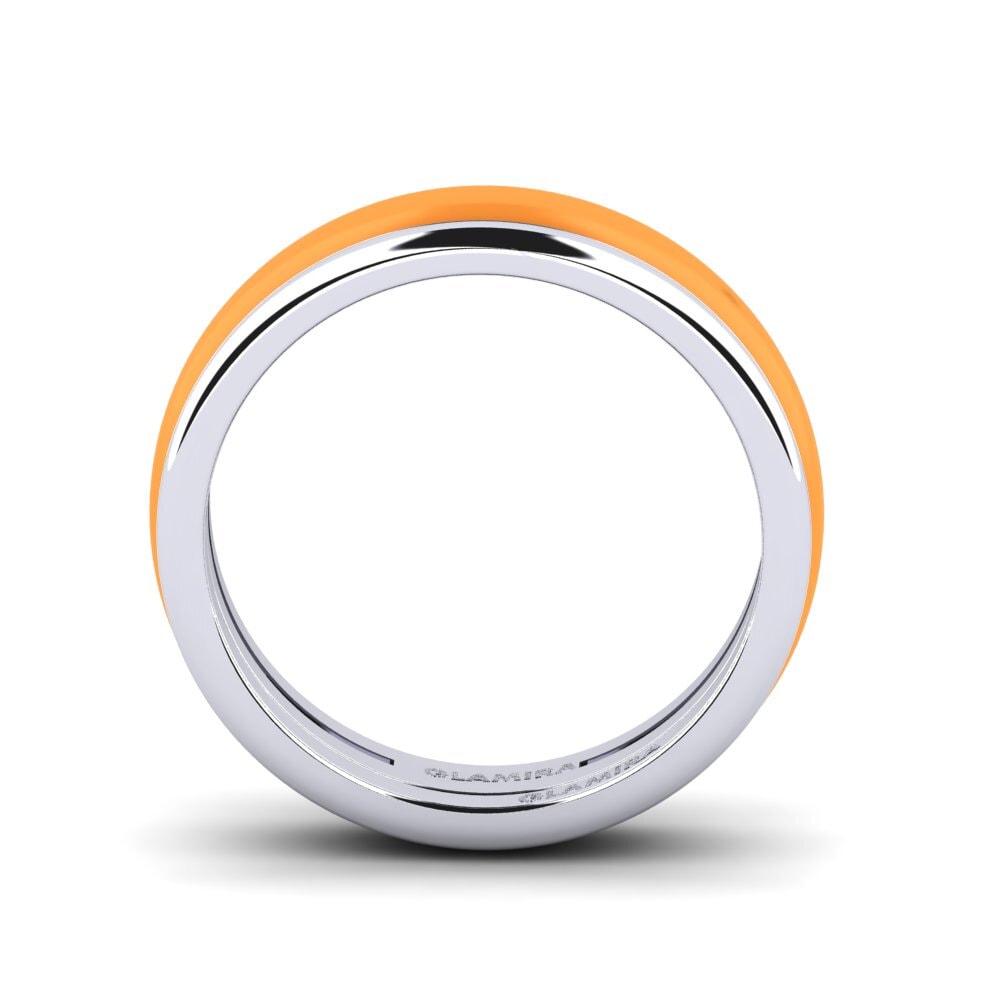 950 Platin Ring Bavegels - G