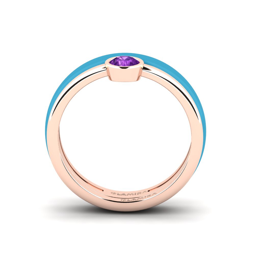 Rotgold 375 Ring Bavegels - H