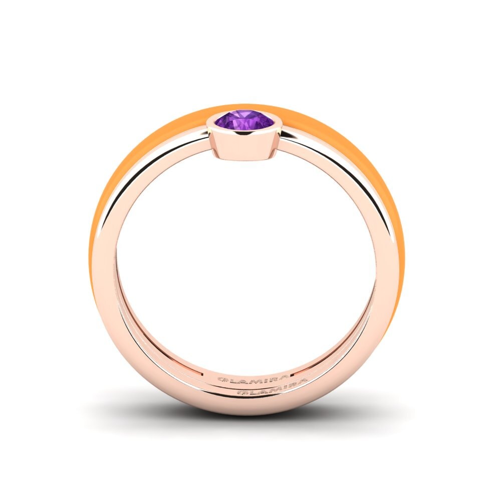 Rotgold 375 Ring Bavegels - H