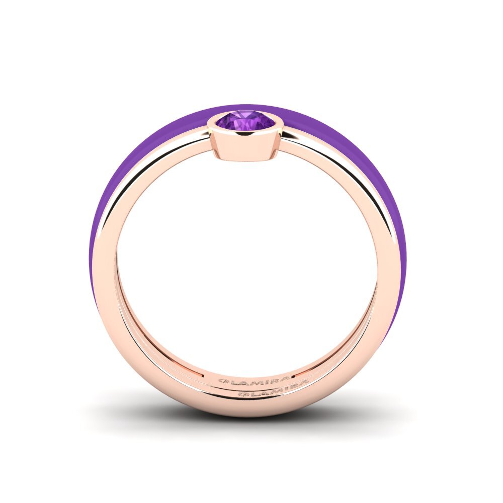 Rotgold 585 Ring Bavegels - H
