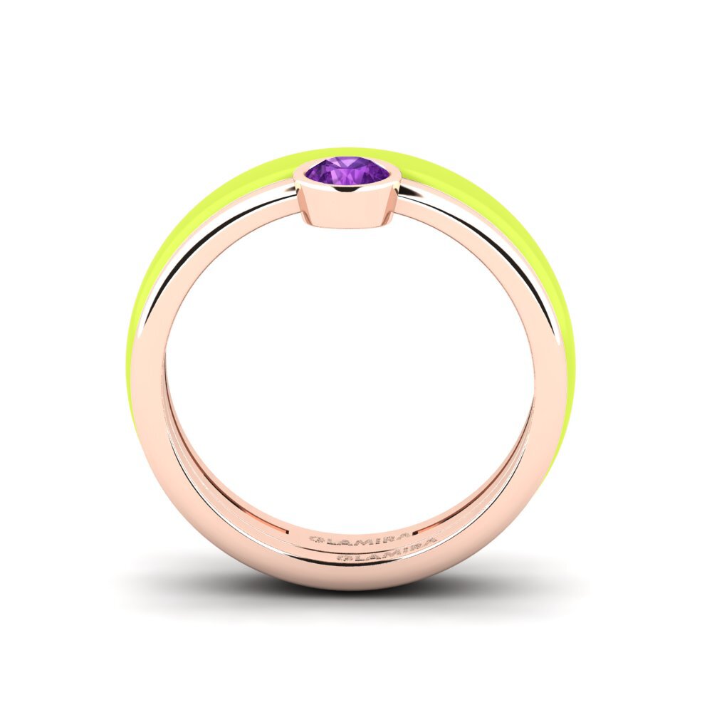 Rotgold 585 Ring Bavegels - H