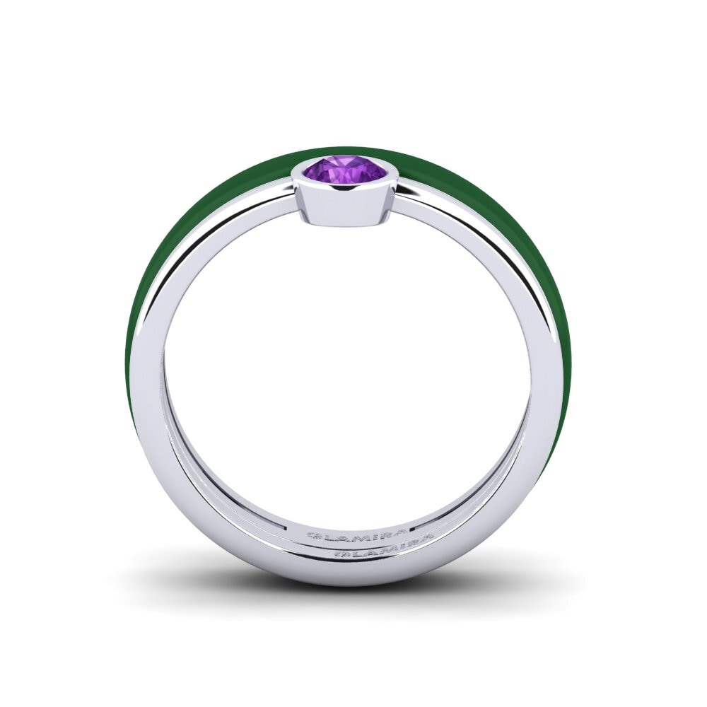 Weißgold 375 Ring Bavegels - H