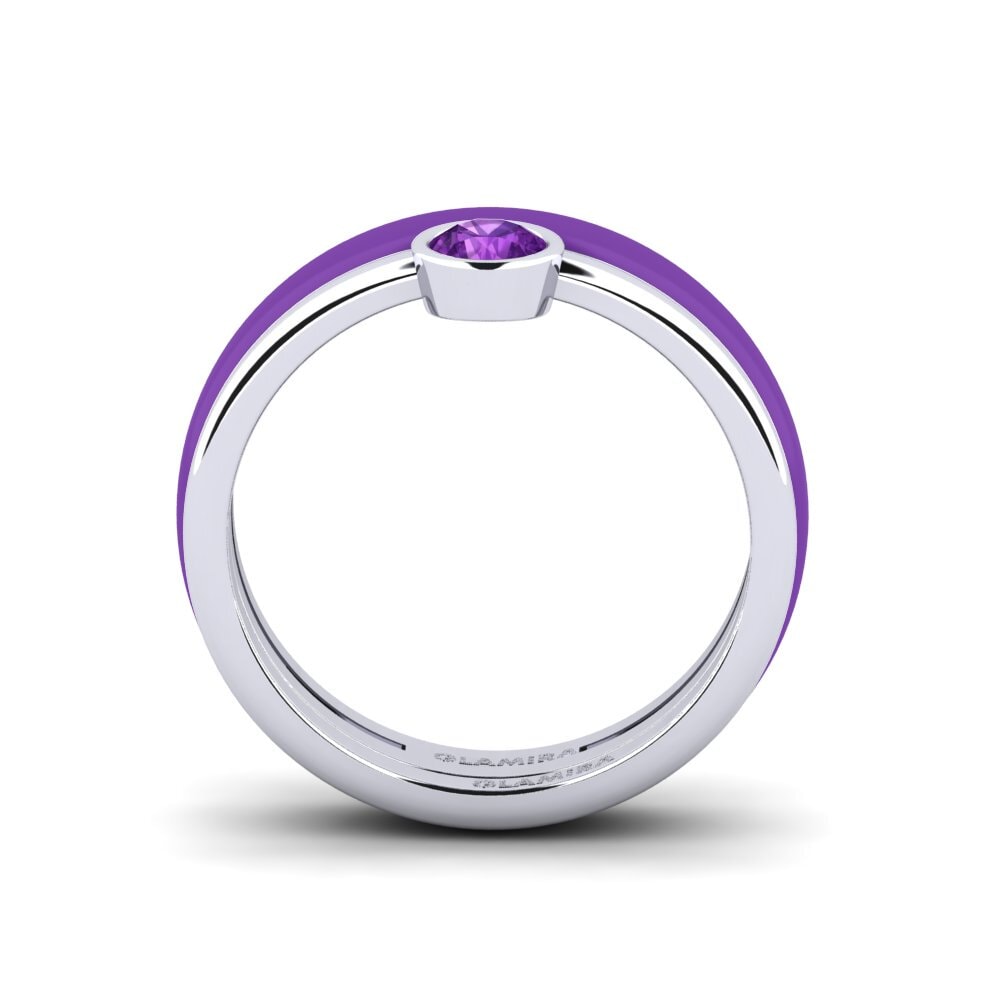 950 Palladium Ring Bavegels - H