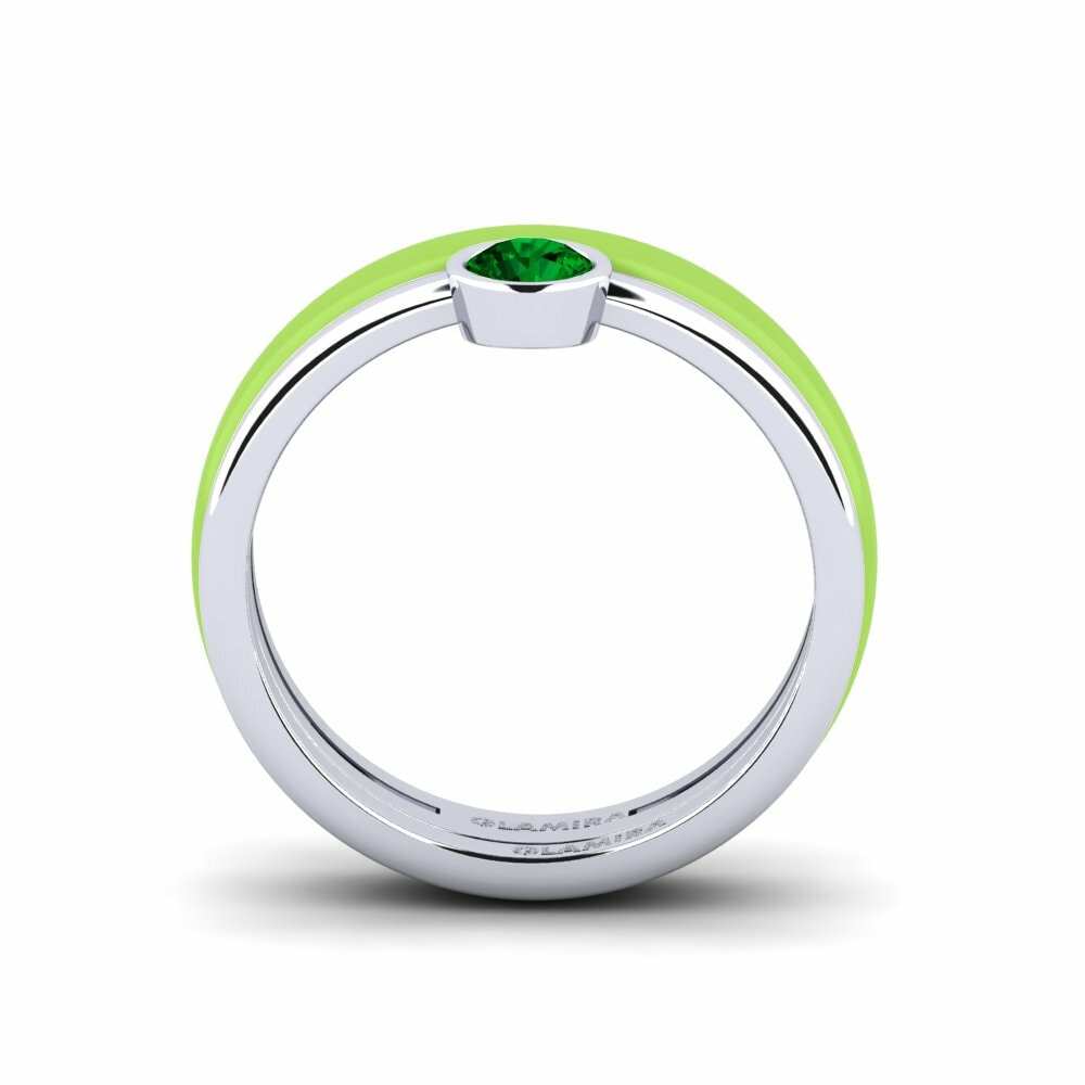 Zircone Vert Bague Bavegels - H