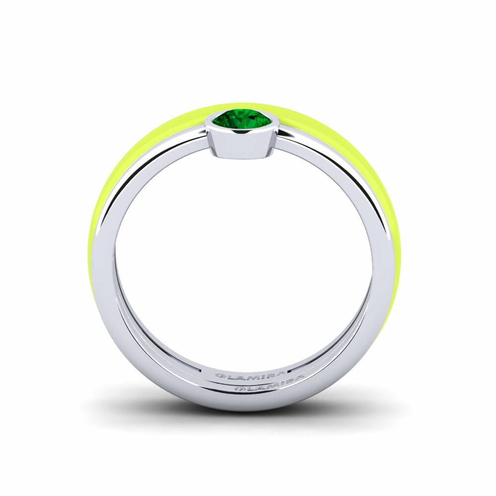 Zircone Vert Bague Bavegels - H