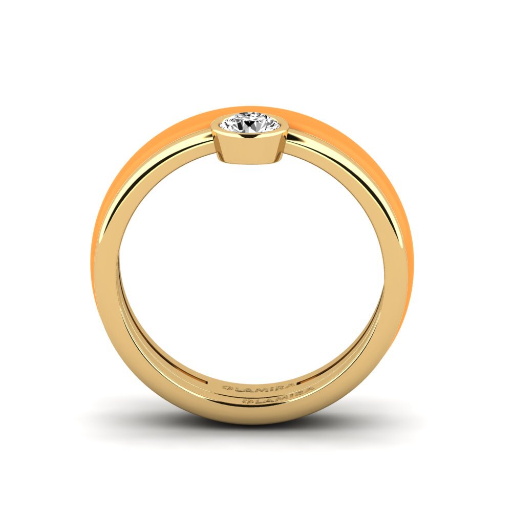 Moissanit Ring Bavegels - H