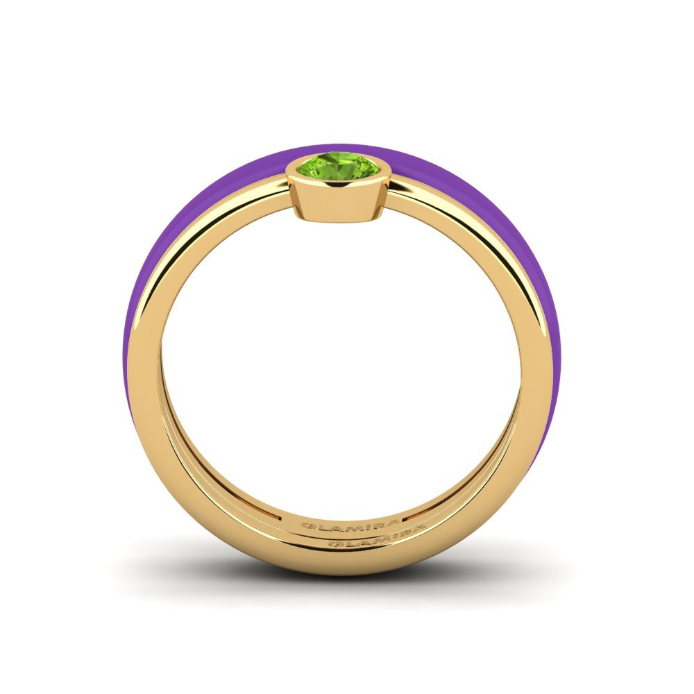 Peridot Ring Bavegels - H