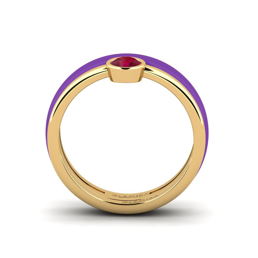 Rubin Ring Bavegels - H