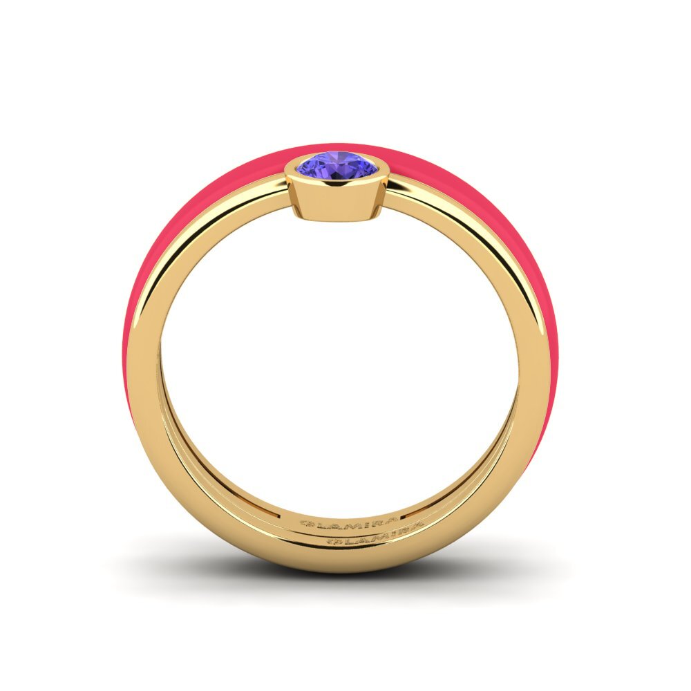 Tansanit Ring Bavegels - H