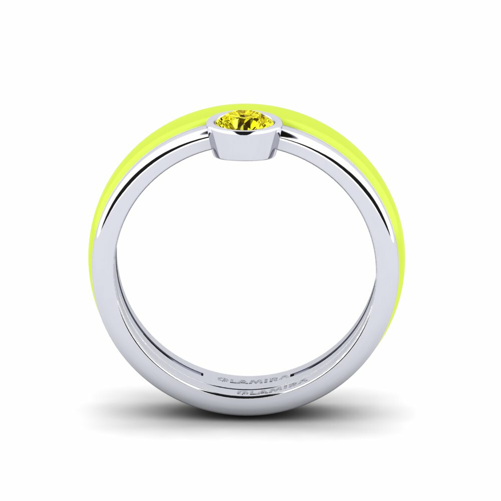 Diamant Jaune Bague Bavegels - H