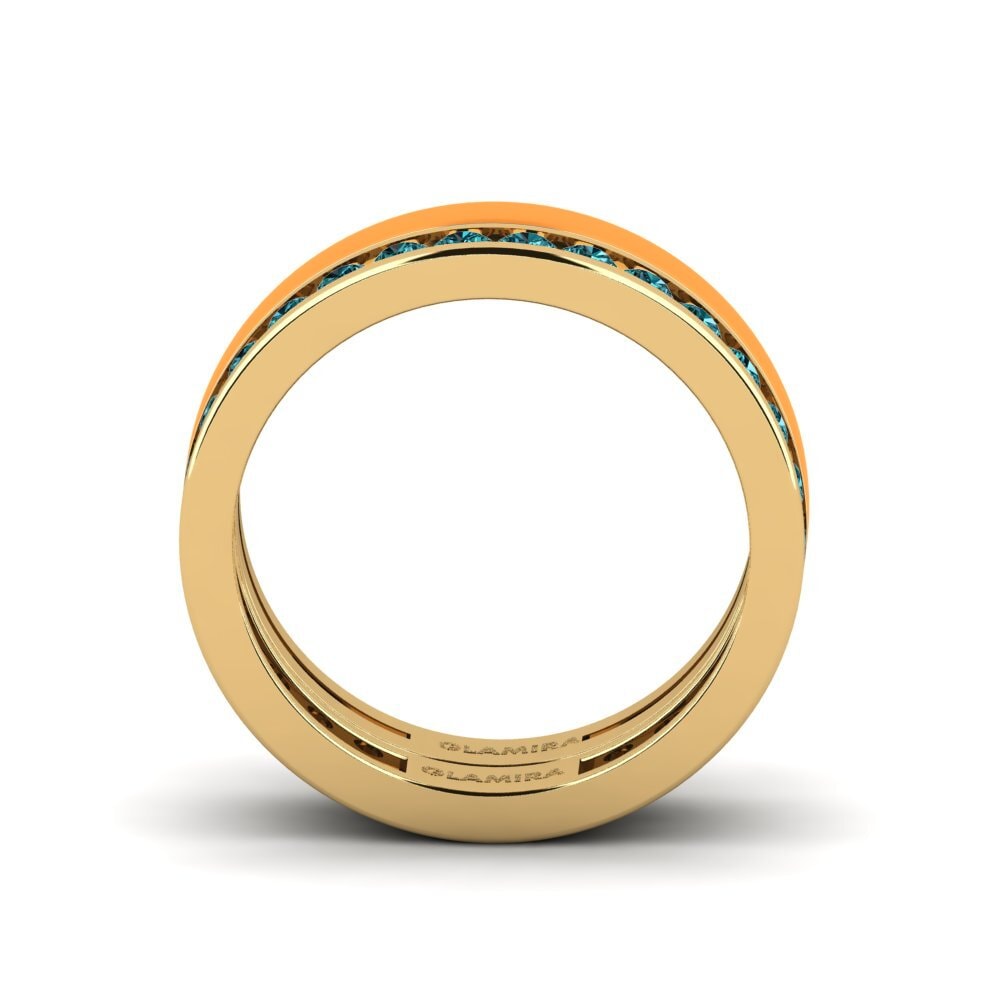 Blauer Diamant Ring Bavegels - I