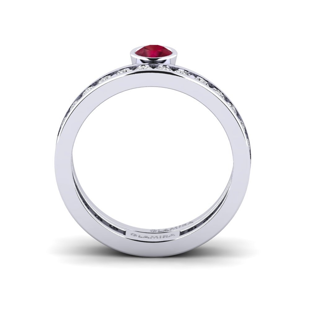 Rubin Ring Bavegels - J