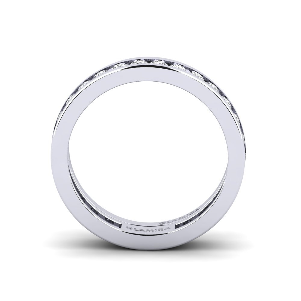 Weißer Saphir Ring Bavegels - L