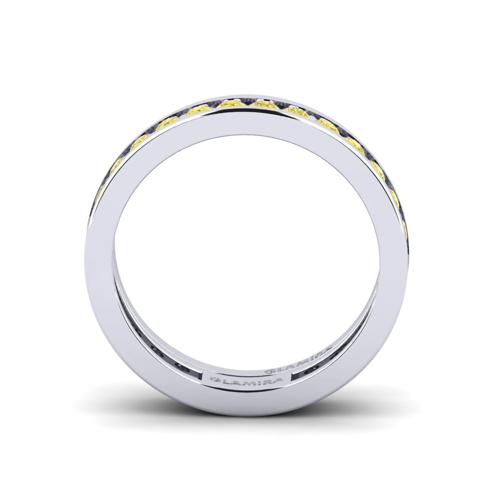 Gelber Saphir Ring Bavegels - L