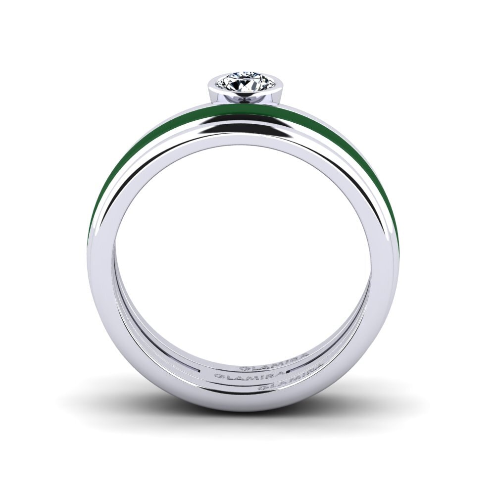 Zirkonia Ring Bavegels - M