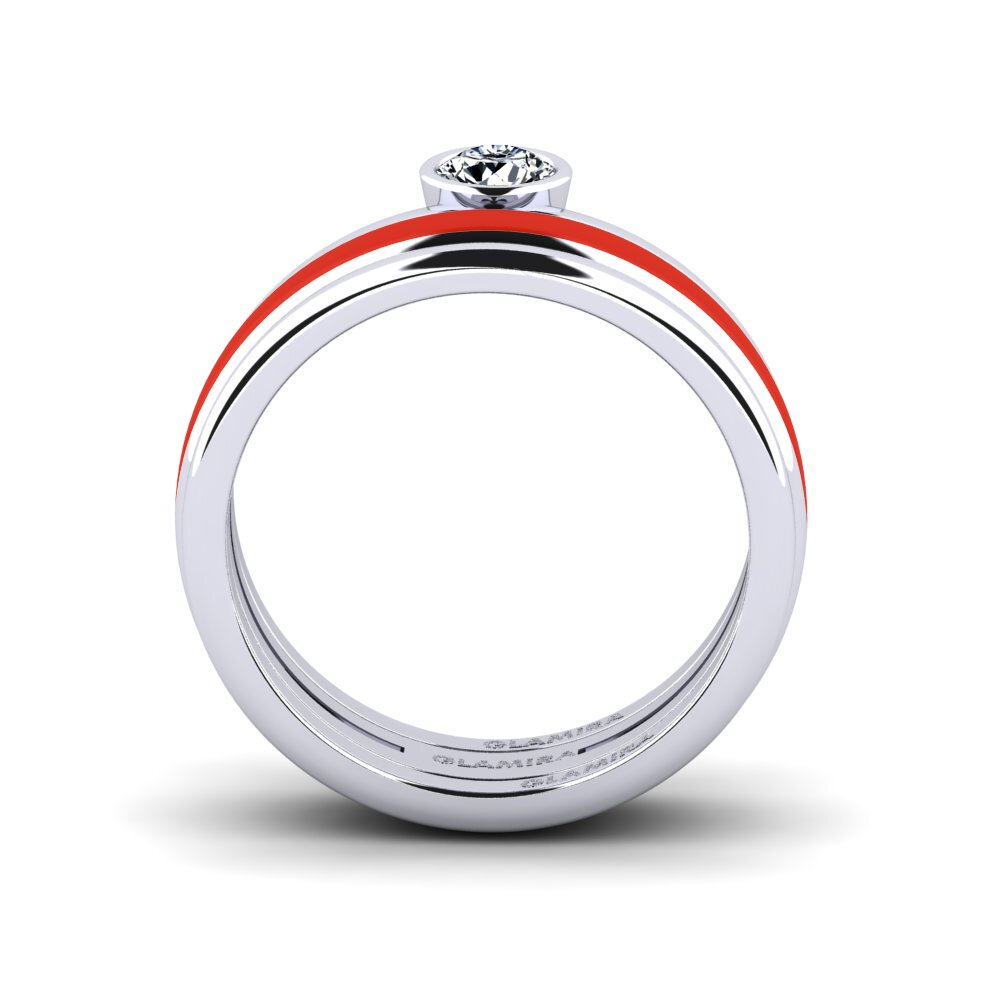 Zirkonia Ring Bavegels - M