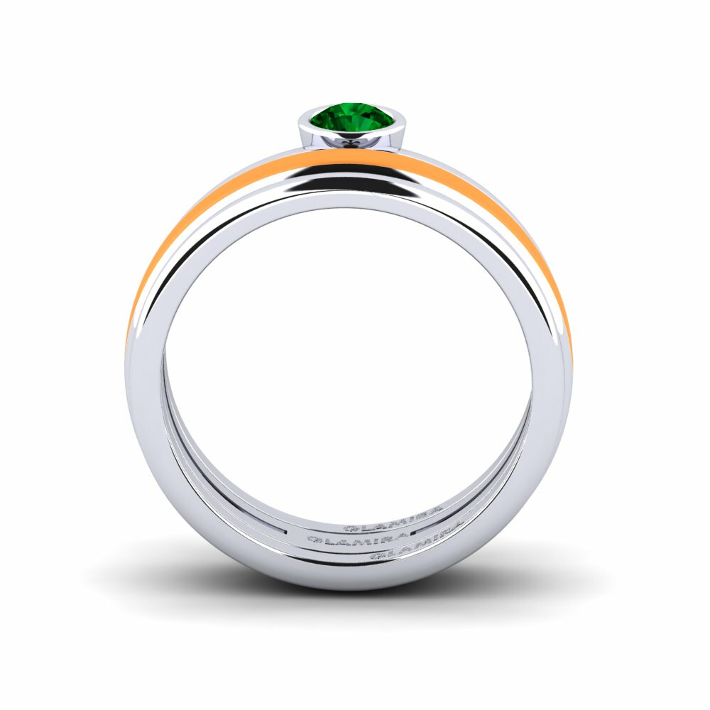 Zircone Vert Bague Bavegels - M