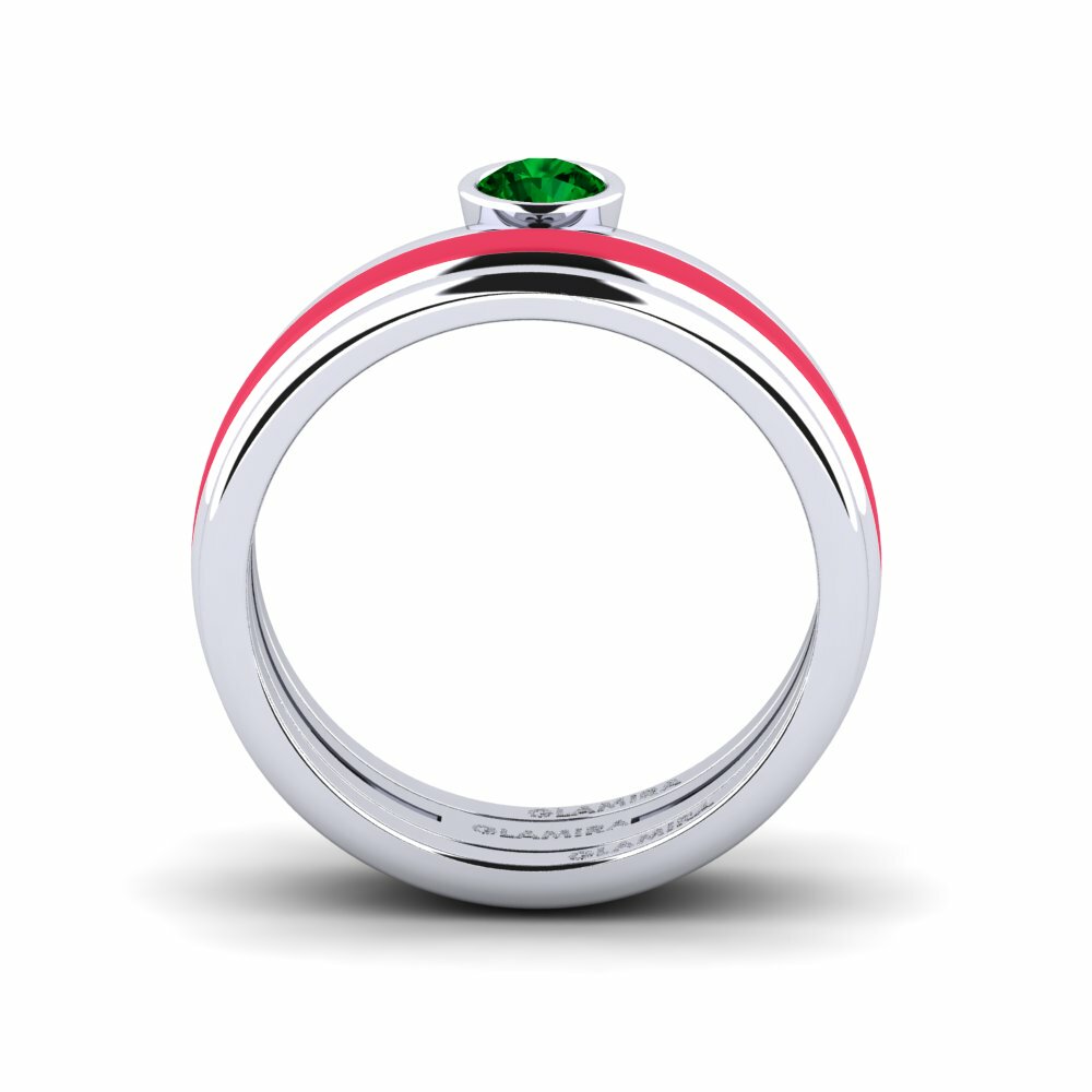 Zircone Vert Bague Bavegels - M
