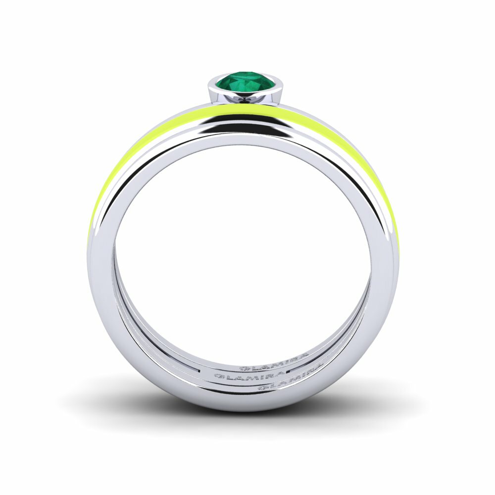Émeraude Bague Bavegels - M