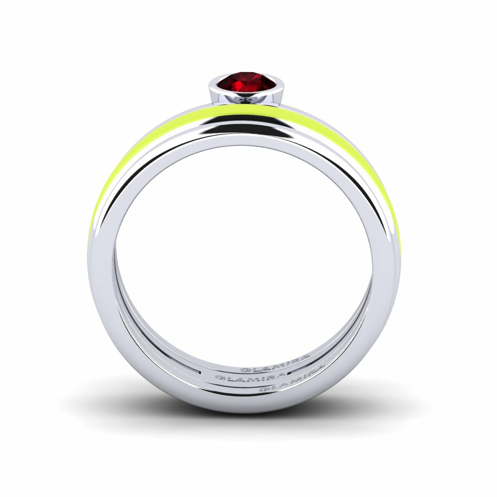 Grenat Bague Bavegels - M