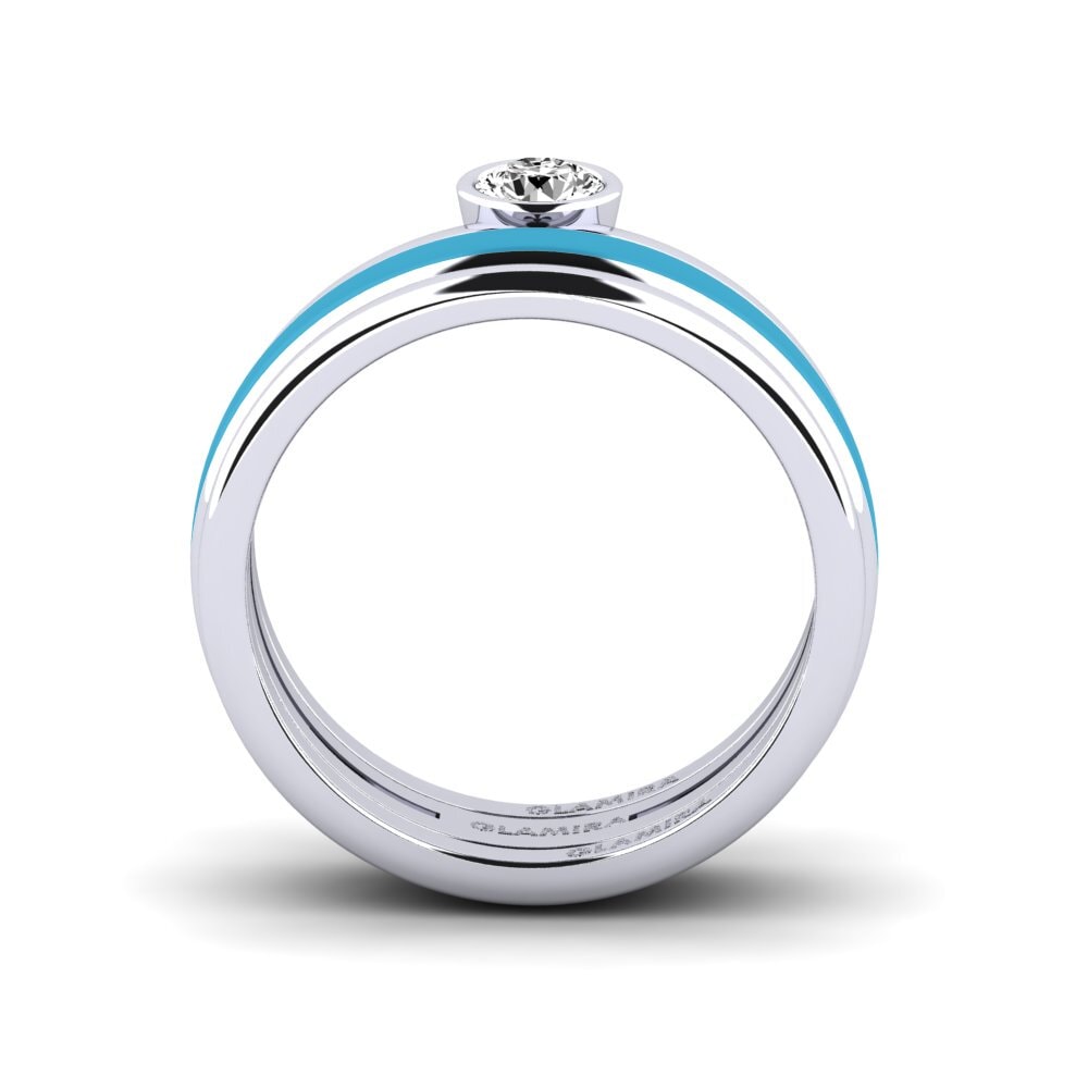 Moissanit Ring Bavegels - M