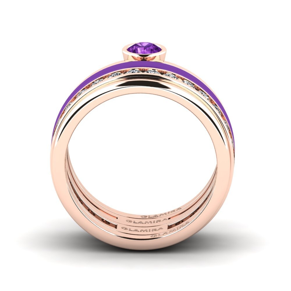 Rotgold 585 Ring Bavegels - N