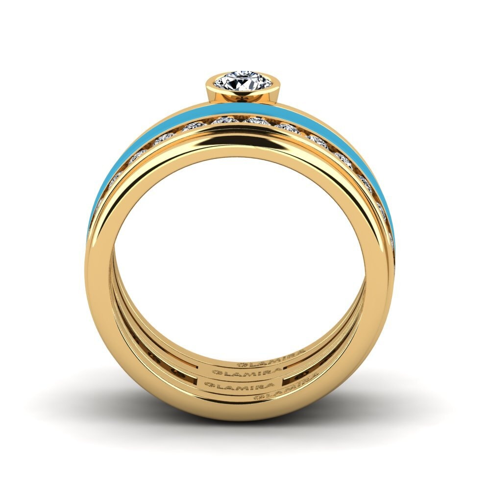 Zirkonia Ring Bavegels - N